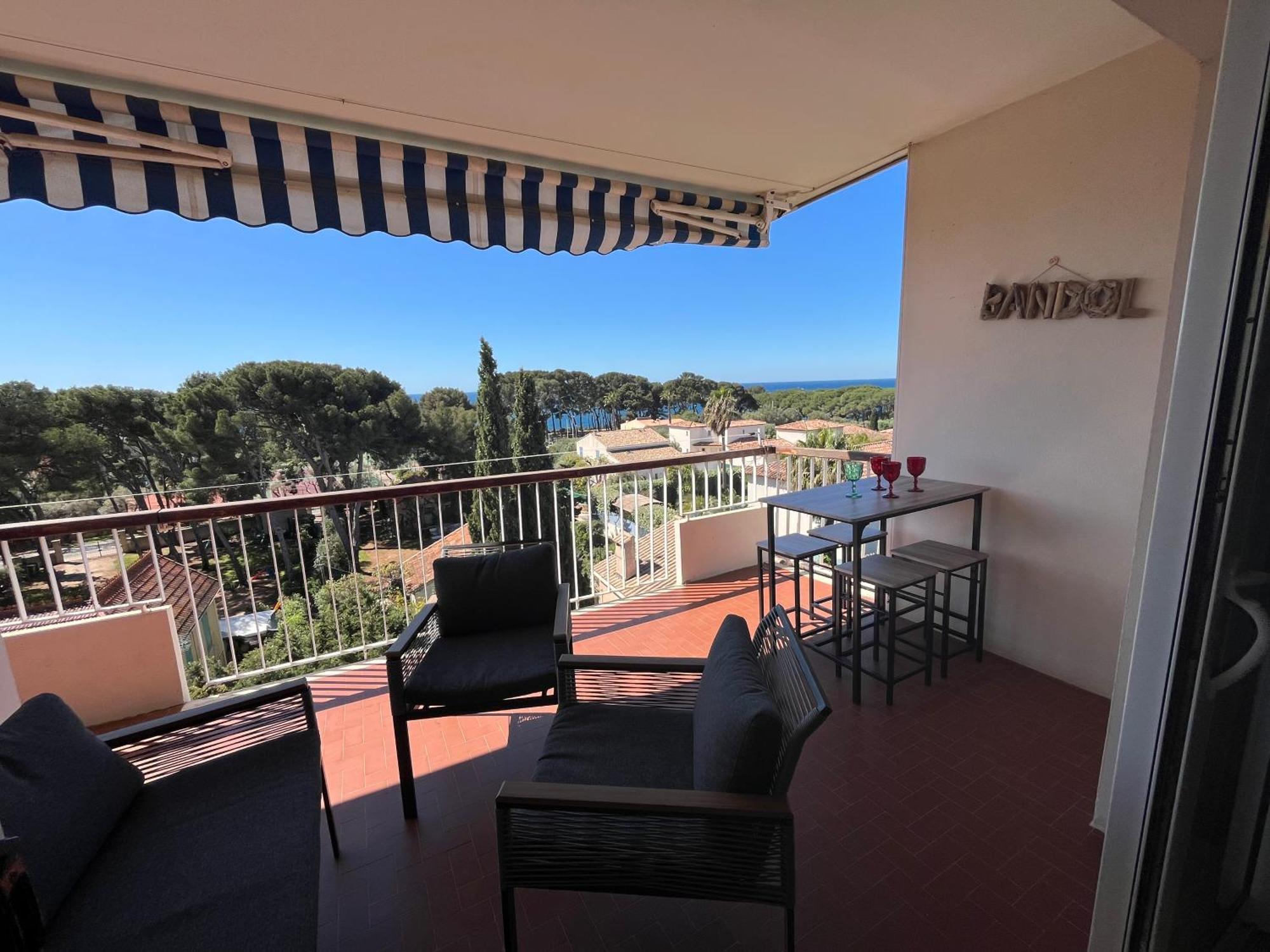 Appartement T3 Terrasse Vue Mer باندول المظهر الخارجي الصورة
